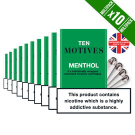 10 Motives Menthol Refills Pack of 10