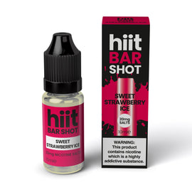 Hiit Bar Shots Sweet Strawberry Ice