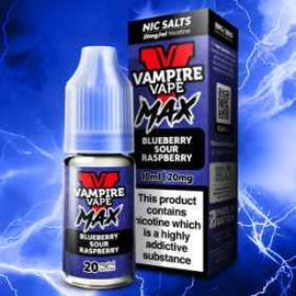Vampire Vape Max Blueberry Sour Raspberry 10ml Nic Salt E-Liquid