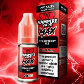 Vampire Vape Max Strawberry Ice 10ml Nic Salt E-Liquid