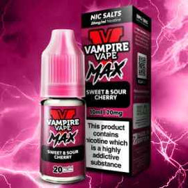 Vampire Vape Max Sweet Sour Cherry Nic Salt E-Liquid