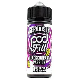Seriously Pod Fill  100ml 50/50 E-Liquid Juice 0mg